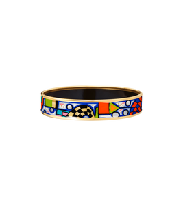 Hommage à Hundertwasser - Bordered Bangle Miss