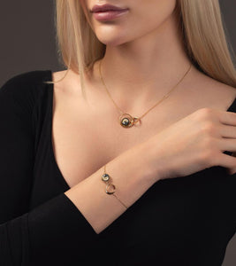 Hommage à Gustav Klimt - Necklace Little Aurora