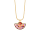 Hommage à Alphonse Mucha - Pendant Small Half-Moon