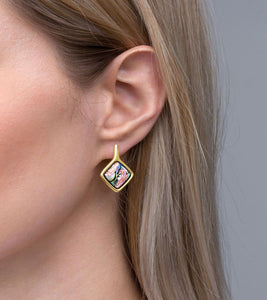 Hommage à Sandro Botticelli - Earrings Carré