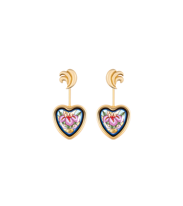 Hommage à Claude Monet - Corazón Earrings