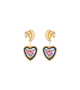 Hommage à Claude Monet - Corazón Earrings