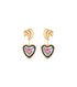 Hommage à Claude Monet - Corazón Earrings