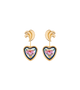 Hommage à Claude Monet - Corazón Earrings