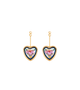 Hommage à Claude Monet - Corazón Earrings