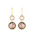 Hommage à Alphonse Mucha- Mucha Paris - Earrings Tandem with Pearl