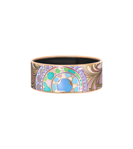 Hommage à Alphonse Mucha- Bordered Bangle Donna