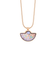 Hommage à Alphonse Mucha - Pendant Small Half-Moon
