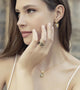 Hommage à Gustav Klimt - Earrings Golden Square