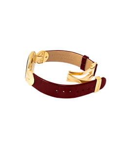 Hommage à Sophie Taeuber-Arp - Watch Helena / 24kt gold-plated