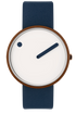 40 mm / Cream Dial / Midnight Blue leather strap