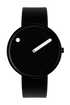 Black dial / Black silicone strap