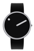 Black dial / Black silicone strap