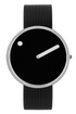 Black dial / Matt black mesh band