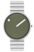 Fresh Olive dial / Brushed Steel bracelet