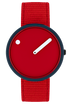 Portside Red dial / Portside Red recycled plastic strap