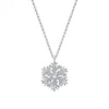 Platinum Diamond Snowflake Pendant