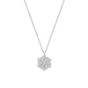 Platinum Diamond Snowflake Pendant