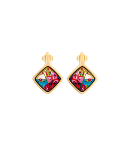 Hommage à Claude Monet - Earrings Carré