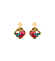 Hommage à Claude Monet - Earrings Carré