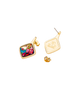 Hommage à Claude Monet - Earrings Carré