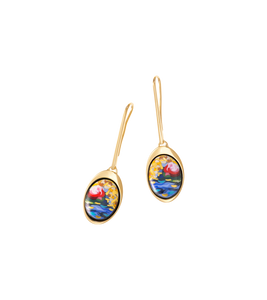 Hommage à Claude Monet - Earrings Waterdrops