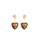 Hommage à Claude Monet - Corazón Earrings