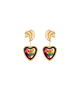 Hommage à Claude Monet - Corazón Earrings