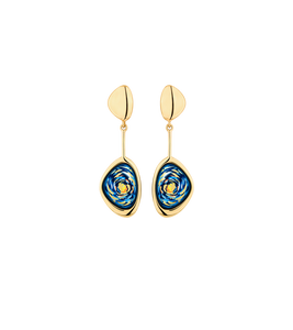 Hommage à Vincent van Gogh - Pebble Drop Earrings