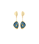 Hommage à Vincent van Gogh - Pebble Drop Earrings