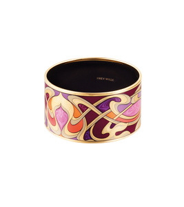 Hommage à Alphonse Mucha- Bordered Bangle Diva