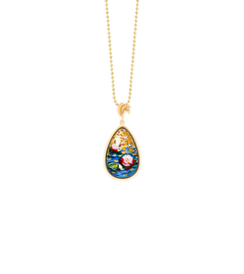 Hommage à Claude Monet - Almond Pendant