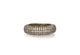 Giotto, stretch bracelet in 18k gold and brown diamonds