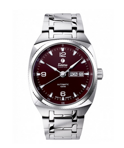 M Automatic Maroon Brown 6121-01