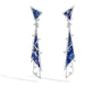 Trigon Blue Earrings